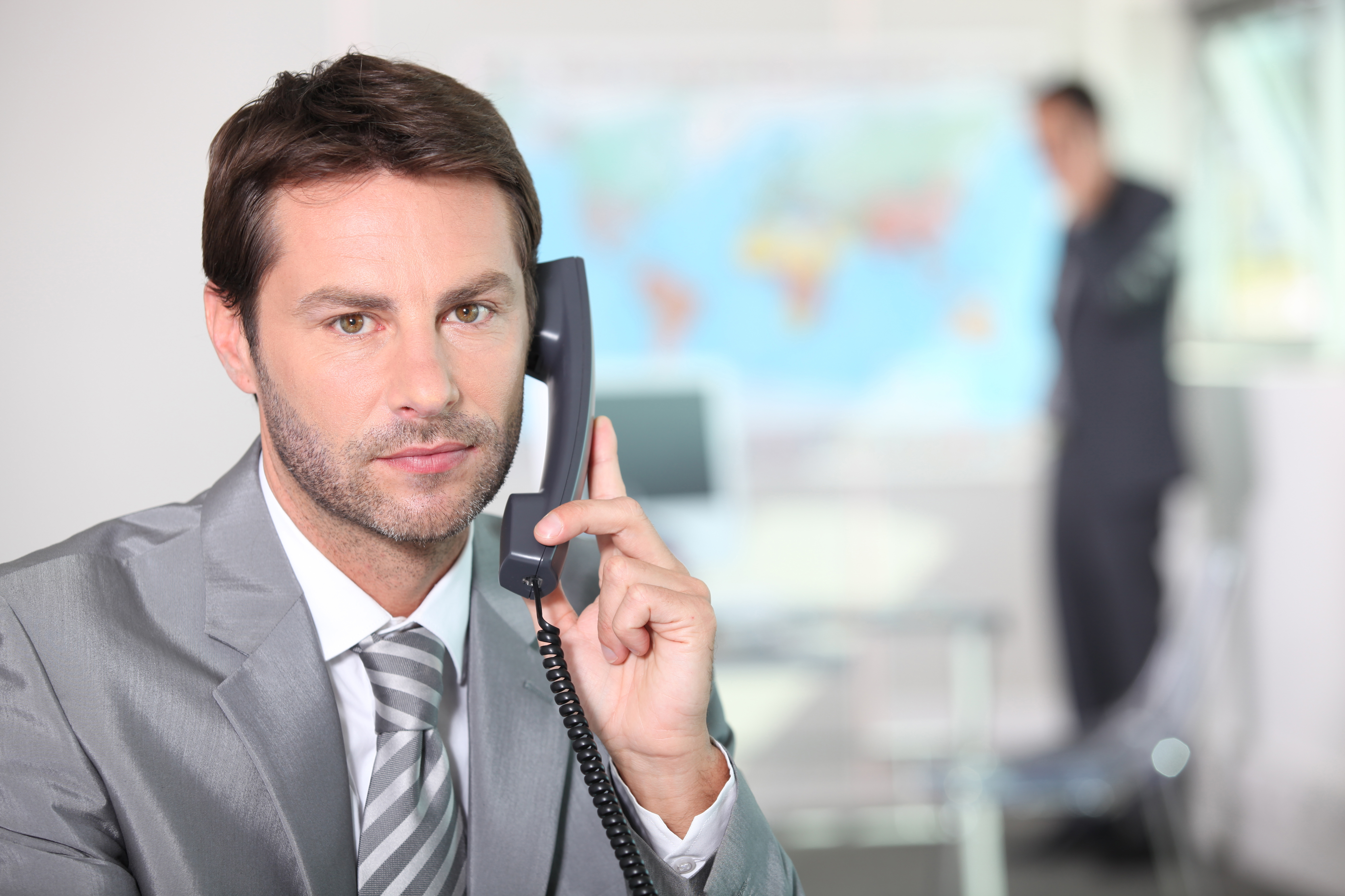 Businessman on the phone